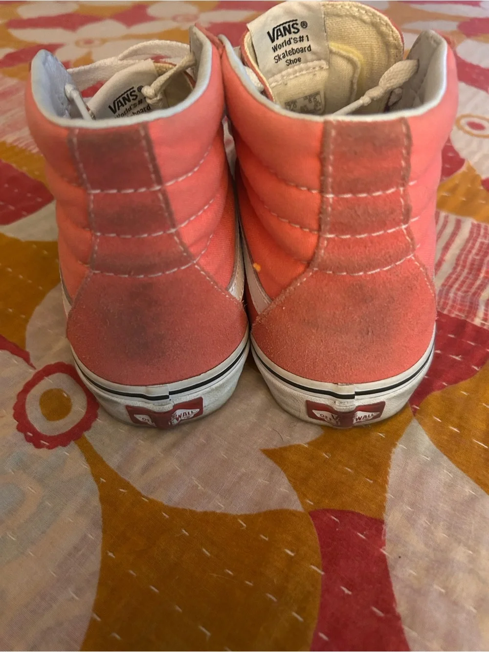 Vans Strawberry Pink Sk8-Hi Women’s High-Top Sneakers. Size 8.5